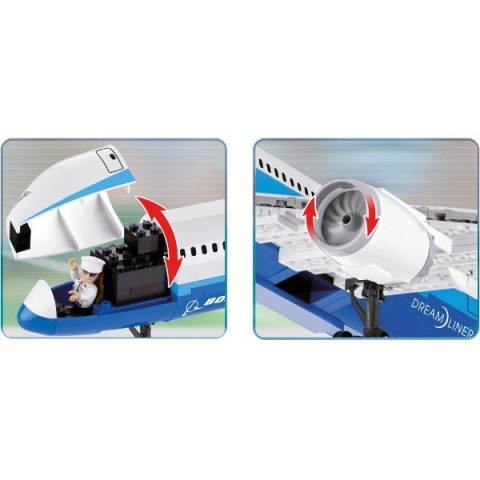 Klocki Boeing 787 Dreamliner 600 elementów Cobi Klocki