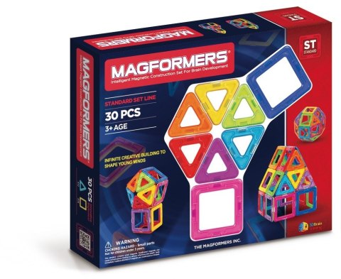 Klocki Magnetyczne 30 elementów Magformers