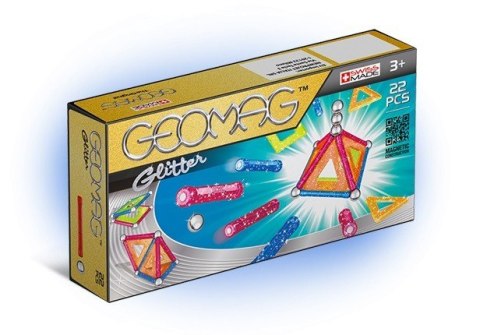 Klocki magnetyczne Glitter 22 elementy Geomag