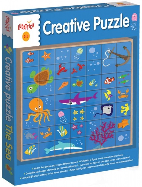 Kreatywne puzzle - Morze Lisciani