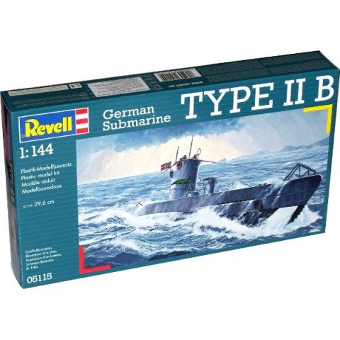 Model plastikowy German Submarine TYPE IIB Revell