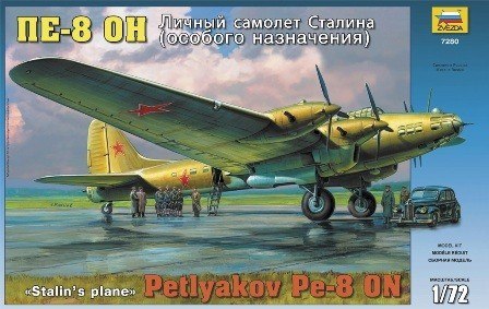 Model plastikowy Petlyakov Pe-8 ON Zvezda