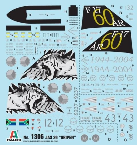 Model set home play Jas 39 Gripen Italeri