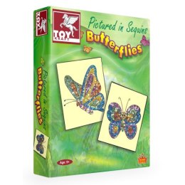 Motyle do zdobienia cekinami Toy Kraft