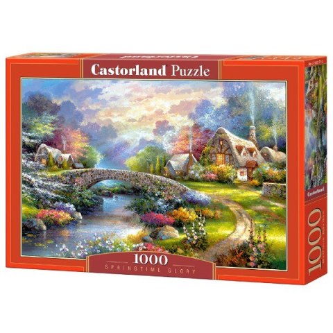 Puzzle 1000 elementów Wiosna nad rzeką Castor