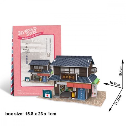 Puzzle 3D Domki świata - Japonia Confectionery Shop Cubic Fun