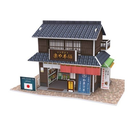 Puzzle 3D Domki świata - Japonia Confectionery Shop Cubic Fun
