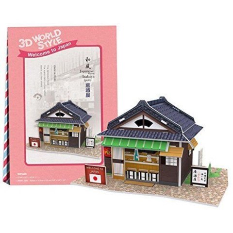 Puzzle 3D Domki świata - Japonia Izakaya Cubic Fun
