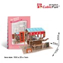 Puzzle 3D Domki świata - Japonia Ramen Cart Cubic Fun