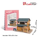 Puzzle 3D Domki świata - Japonia Sushi house Cubic Fun