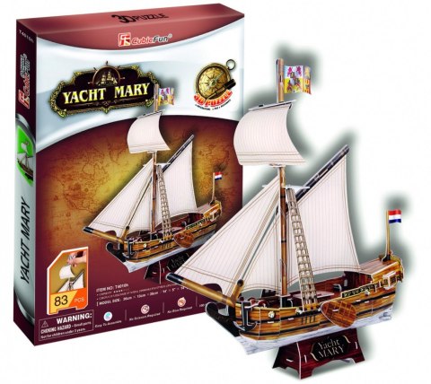 Puzzle 3D Jacht Mary Cubic Fun