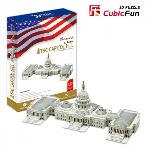 Puzzle 3D Kapitol - Zestaw XL Cubic Fun
