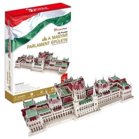 Puzzle 3D Parlament w Budapeszcie Zestaw XL Cubic Fun
