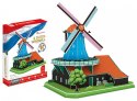 Puzzle 3D Wiatrak Holenderski Zestaw XL Cubic Fun