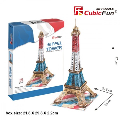Puzzle 3D Wieża Eiffla edycja specjalna Cubic Fun