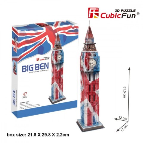 Puzzle 3D Zegar Big Ben Edycja Specjalna Cubic Fun