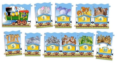 Puzzle Edukacja - Pociąg Castor
