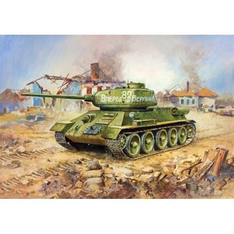 Soviet tank T-34/85 Zvezda