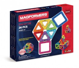 Układanka Magnetyczna 26 elementów Magformers