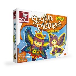 Zdobienie cekinami - wróżki Toy Kraft