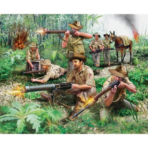 Zestaw figurek ANZAC Infantery WWII Revell