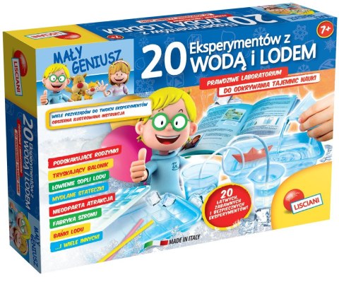 20 eksperymentów z wodą i lodem Lisciani