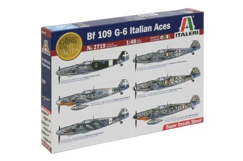 BF-109 G-6 Italian ACES Italeri
