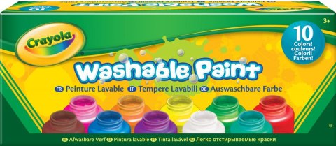 Farby w butelkach 10 sztuk Crayola