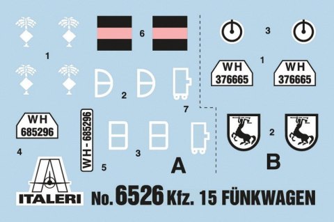 KFZ. 15 Funkwagen Italeri