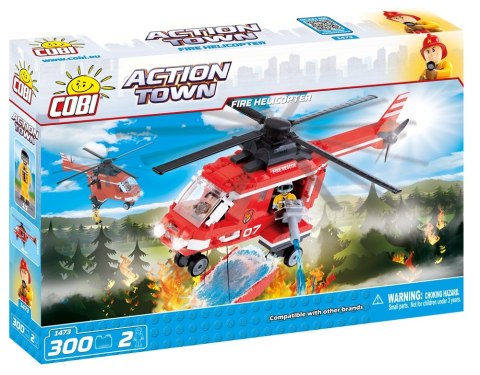 Klocki Action Town Helikopter straży pożarnej Cobi Klocki