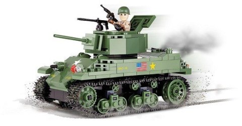 Klocki Armia M5A1 Stuart VI, 345 elementów Cobi Klocki