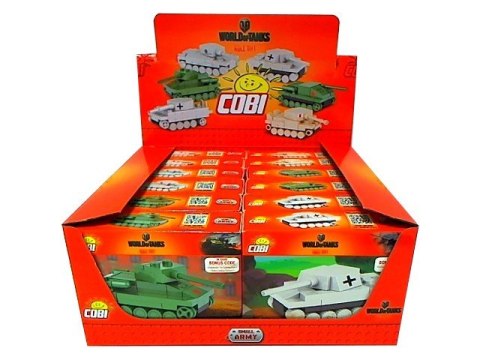 Klocki Armia Mini Tanks CD 6 asst Cobi Klocki