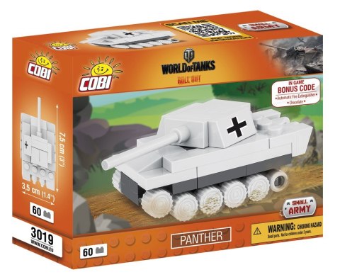 Klocki Armia Nano Tank Panther 60 elementów Cobi Klocki