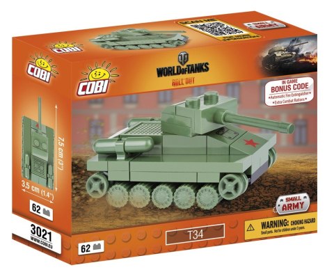 Klocki Armia Nano Tank T-34 62 elementy Cobi Klocki