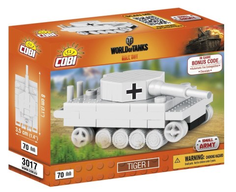 Klocki Armia Nano Tank Tygrys I 70 elementów Cobi Klocki