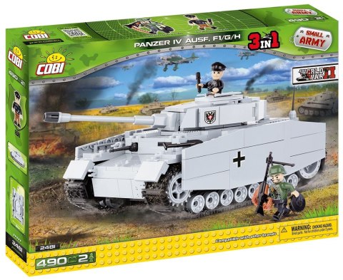 Klocki Armia Panzer IV F1/G/H - niemiecki czołg średni Cobi Klocki