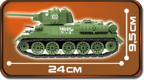 Klocki Armia T34 Czterej pancerni i pies 490 elementów Cobi Klocki
