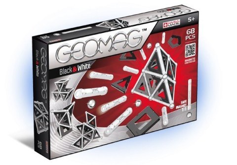 Klocki Black&White 68 elementów Geomag