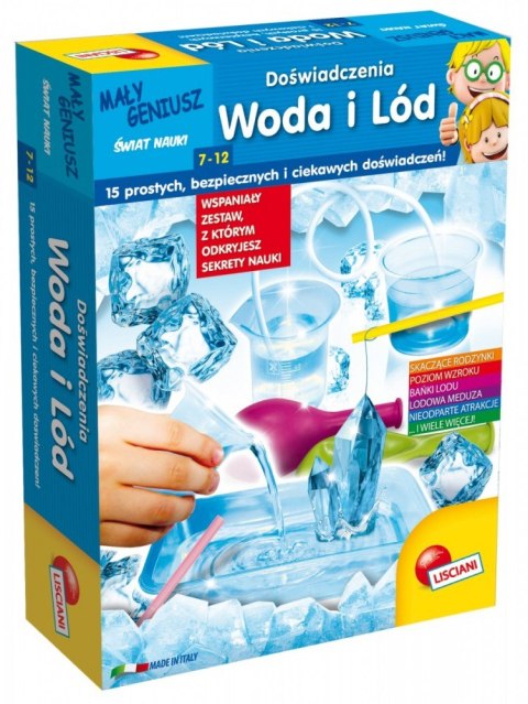 Mały Geniusz, Doświadczenia z wodą i lodem Lisciani