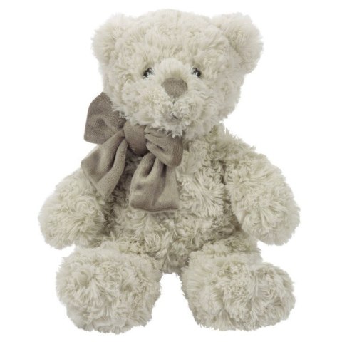 Maskotka Miś Charlie ecru z kokardą 20 cm Beppe