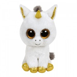 Maskotka TY Beanie Boos Pegasus - Biały jednorożec, 15 cm Meteor