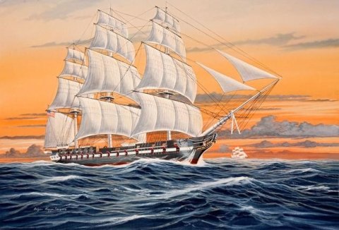 Model plastikowy U.S.S. Constitution Revell