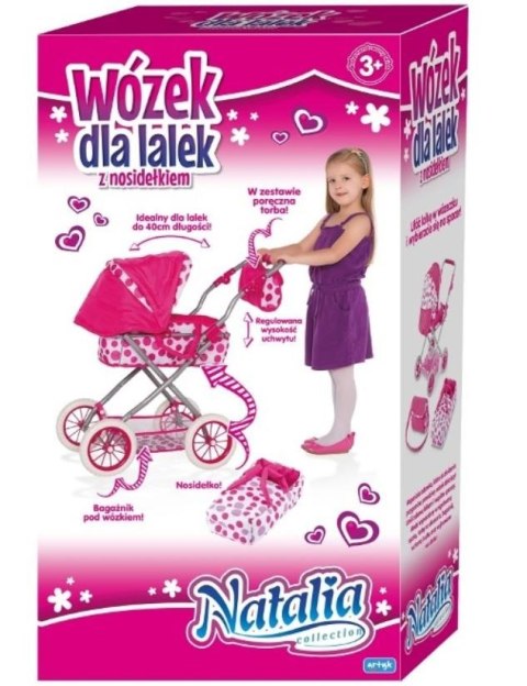 Natalia wózek dla lalek Artyk