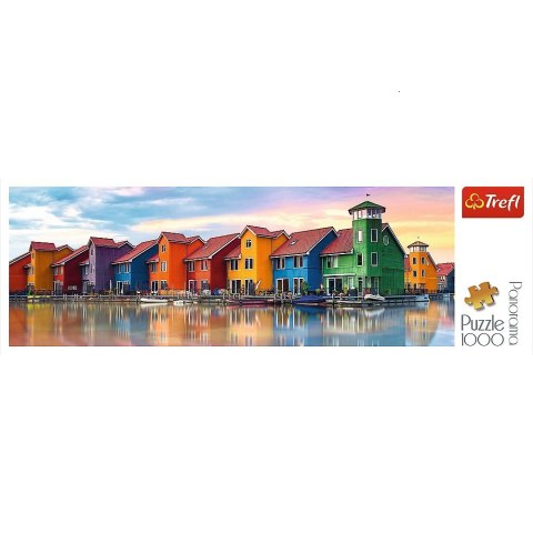 Puzzle 1000 elementów Groningen, Holandia - Panorama Trefl
