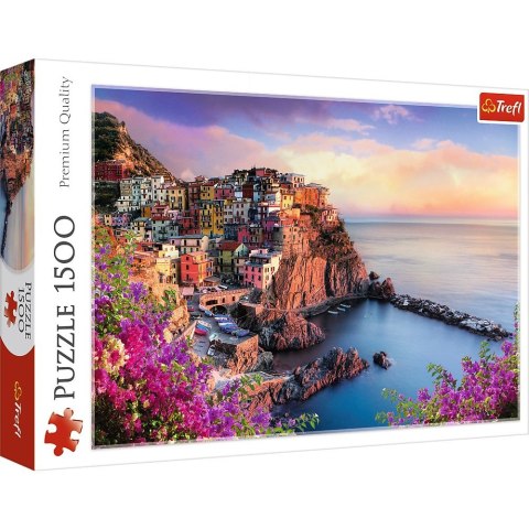 Puzzle 1500 elementĂłw Widok na miasteczko Manarola Trefl