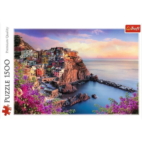 Puzzle 1500 elementĂłw Widok na miasteczko Manarola Trefl