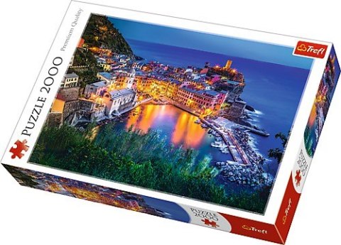 Puzzle 2000 ElementĂłw Vernazza o zmroku Trefl