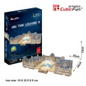 Puzzle 3D Palac Luwr LED Cubic Fun