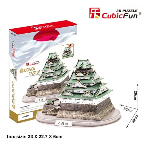Puzzle 3D Zamek Osaka Cubic Fun