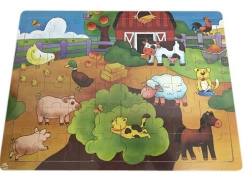 Puzzle drewniane, farma Brimarex